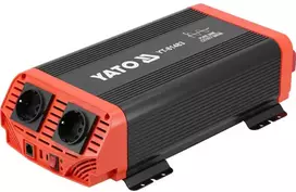 Yato Toya Sa Poland Automobilinis įtampos inverteris | grynas sinusas | 12/230V 1000W (YT-81483)