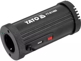 Yato Toya Sa Poland Automobilinis įtampos inverteris | 12V/230V 150W (YT-81480)