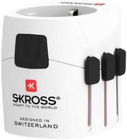 SKROSS World Travel Adapteris with Ground Plugs (no CH & IT)