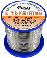 Toya Sa Poland Lydmetalio viela Ø 1,50mm. 250g su fliusu (76815)