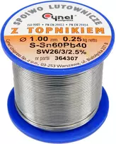 Toya Sa Poland Lydmetalio viela Ø 1,00mm. 250g su fliusu (76811)