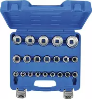 Bgs Technic Galvučių rinkinys, 12 kampų | 12,5 mm (1/2") | 8 - 36 mm | 21 vnt. (2267)