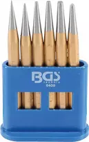 Bgs Technic Centro / kūginių išmušėjų rinkinys | 120 mm | 1 - 5 mm | 6 vnt. (9409)