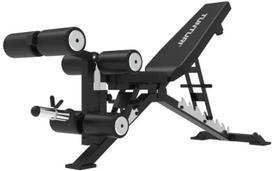 TUNTURI Platinum Adj. Bench / Leg Developer V-series suoliukas (1/2)