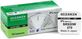Seizaiken 370 SR920W sidabro oksido laikrodžių baterijos 10 vnt.