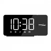 GreenBlue Radijo žadintuvas cyfrowy led gb172 radio fm, alarm, zegar 12/24, zasilanie usb 5v dc, cr2032