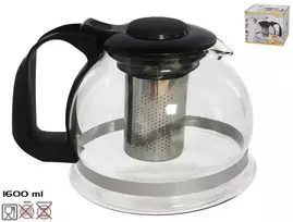 Stiklinis arbatinukas su filtru 1600 ml, 14,5 x 20 x 15,5 cm, KITCHEN&GO