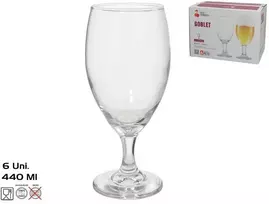Red Cherry Raudona Cherry Alaus taurės (6 vnt.) 440 ml, 18 x 7,5 x 7,5 cm, Raudonas CHERRY