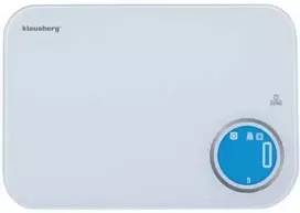 Virtuvinės svarstyklės Svarstyklės „Bluetooth“ virtuvės svarstyklės, dietinės, 5kg kalorijų analizės, grūdinto stiklo, „Klausberg“