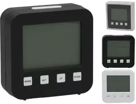 LCD žadintuvas 8,8 x 8,9 cm, 2 rūšių, DECORLIFE