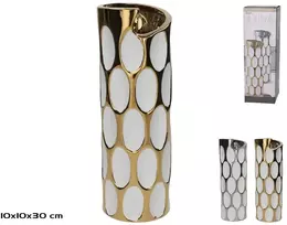 Vaza 10 x 30 cm, 2 rūšių, 30 x 10 x 10 cm, DECORLIFE