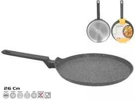 Keptuvė Maku Keptuvė blynams 26 cm efekt granitu 26x46 5x2 cm KITCHEN&GO