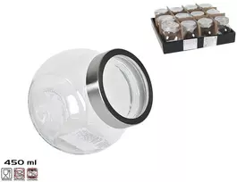 Epson stiklinis laikymo indas 450 ml 10x7 5x10 5 cm KITCHEN&GO
