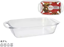 Stiklinė kepimo forma 35x20x7 cm 2,7 l, MARINEX