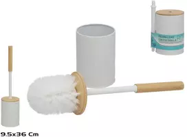 Brabantia Laikiklis tualeto šepečiams su šepečiu balta 9.50 x 9.50 x 39.50 BATH&GO