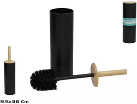 Brabantia Laikiklis tualeto šepečiams su šepečiu 9.50 x 9.50 x 40.00 BATH&GO