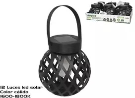 „Garden4You“ pakabinamas saulės žibintas, 12 LED, 12,00 x 12,00 x 13,00, „GARDEN ENJOY“
