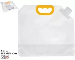 Skaidrus pikniko maisto ir vandens konteineris 1,5 l 23x24 cm, SUMMER ENJOY