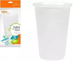 Vienkartiniai puodeliai šaltiems gėrimams, 200 ml, 12 vnt., 13.5 x 7 x 30, 01313, Simple Solution