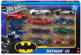 Dėlionė Mattel Hot Wheels DC Universe Batman pack 10 vehicles