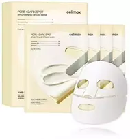 Celimax Pore + Dark Spot Brightening Kreminis Mask lakštinė dviejų dalių kaukė veidui, 4 x 20 ml