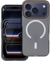 Dėklas Oem Case for iPhone 18 Pro Max / 17 Pro Max Go Oranžinis compatible with MagSafe juodas