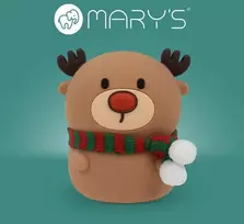 Eco Light Ecolights MARY'S LED Naktinė lempa - Šiaurės elnias su šaliku