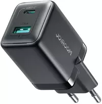 Joyroom JR-TG8 GaN 45W USB-C + USB-A sieninis įkroviklis – juodas