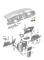 VAG VW Transporter T6/T6.1 Caravelle Multivan California uždanga originali 7E1857200A82V