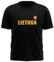 KS Vaikiški Marškinėliai Lietuva Vytis Su Vėliavėle Ant Nugaros, Dydis: 12 metų