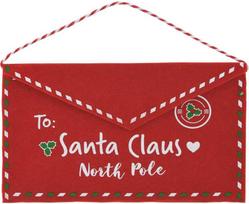 KOOPMAN KALĖDINIS VOKAS LAIŠKUI KALĖDŲ SENELIUI IŠ VELTO 26x16CM SANTA CLAUS 544637