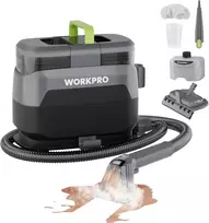 WORKPRO garinis kilimų ir apmušalų valytuvas su 4 režimais, 16 kPa, W125370
