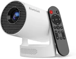 Alwtniet nešiojamasis mini projektorius Wi-Fi 6, Bluetooth 5.4, 720p, 4K palaikymas