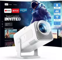 WOLFANG nešiojamasis mini projektorius Full HD 1080p, Wi-Fi, Bluetooth, 600 ANSI lm, WP03