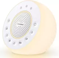 HOUSBAY baltojo triukšmo aparatas kūdikiams su naktine lempute, 31 garsu, DEWS50