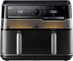 Braun karšto oro gruzdintuvė su dviem zonomis 10 l, 2400 W TB5053IBK