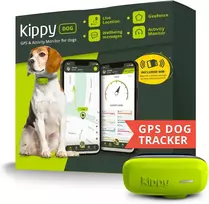 Kippy GPS sekiklis šunims ir katėms, atsparus vandeniui, su 4G LTE-M, žalias