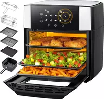 LLIVEKIT karšto oro gruzdintuvė 15 l, 1800 W, 10 programų, Lk45