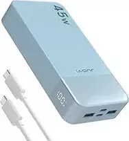 JUOVI išorinė baterija 20000 mAh 45W PD su 2 USB-A ir 2 USB-C jungtimis J2621