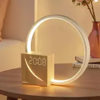 blonbar naktinė lempa su žadintuvu, USB įkrovimu ir jutikliniu valdymu, 10 W, AJ300