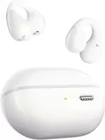 SOUNDPEATS atviros belaidės ausinės su spaustuku Bluetooth 5.4 LDAC PearlClip Pro baltos