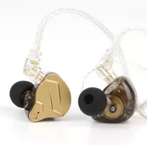 Linsoul į ausis įdedamos hibridinės laidinės ausinės su 3,5 mm jungtimi KZ ZSN PRO X