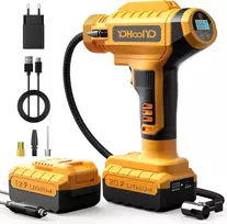 YOHOOLYO nešiojamas akumuliatorinis oro kompresorius 150 PSI, 12 V, LS4094