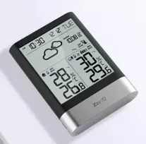 LIORQUE belaidė meteorologinė stotelė su lauko jutikliu, RCC, LCD ekranu YGH6208