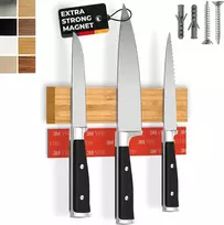 Cucino magnetinė bambukinė peilių juosta 25 cm be gręžimo Messerleiste_Parent