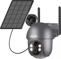 ANRAN lauko Wi-Fi stebėjimo kamera 2K su saulės skydeliu ir 360° PTZ Q01