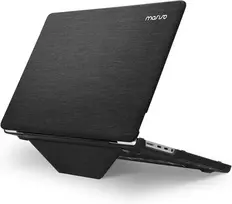 MOSISO kietas dėklas MacBook Pro 14 col. su sulankstomu stovu, MO-N21-14PM-KTF-SPT-BK