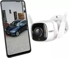 TP-Link Tapo lauko Wi-Fi kamera 2K QHD su spalviniu naktiniu režimu C320WS