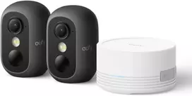 eufy lauko belaidžių vaizdo kamerų rinkinys 2 vnt., 1080p Wi-Fi IP67 T8110