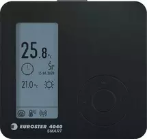 Elterm Euroster 4040 SMART programuojamas temperatūros reguliatorius, juodas